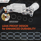 926-959 926-876 3.6L Upgraded Aluminum Engine Oil Cooler Filter Housing - Image 4