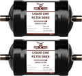 2 Pack Buck Single Flow Refrigerant Liquid Line Filter Drier 3/8" ODF Sweat by BuckUSA