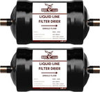 2 Pack Buck Single Flow Refrigerant Liquid Line Filter Drier 3/8" ODF Sweat by BuckUSA