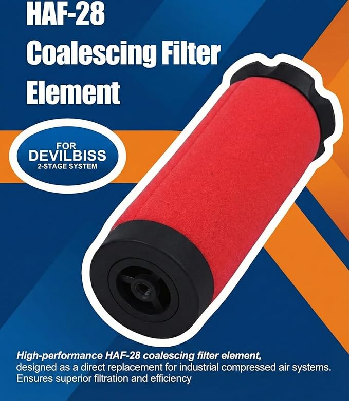 HAF-28 Coalescing Filter Element Replace 190845 Compatible - Image 4