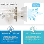 Air Vent Filter Kit Electrostatic Cotton Dust Control Vent Filter - Image 3