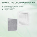 14"x20" Aluminum Gable Vent, Filter Screen - Image 5