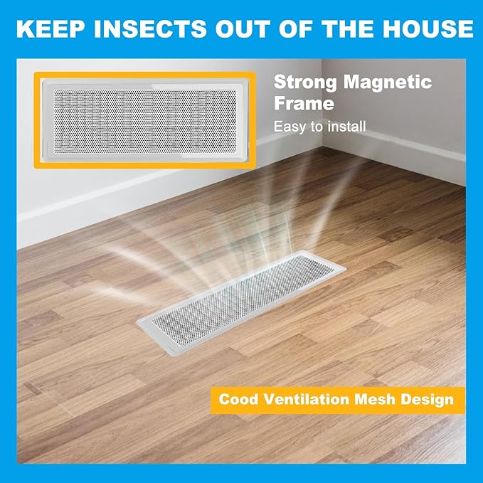 4 PCS White Magnetic Vent Covers-5.5x12 Magnetic Air Vent Covers - Image 6