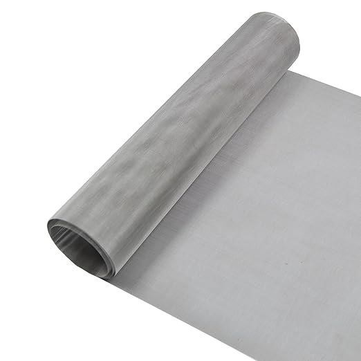304 Stainless Steel Mesh 60Mesh, 15.7"x47.2" Metal Mesh Screen, Woven Fine Wire by welcometoyagjia