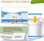 Car Wash Bucket, 10.28 Inch Diameter Car Wash Filter - Image 5