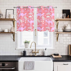 2 Panel Kitchen Cafe Curtains, Desert Camel Sunlight Filtering Nature Air - Image 2