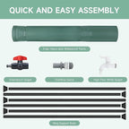 Collapsible Rain Barrel Water Storage Containers-100 Gallon Portable Rainwater - Image 5
