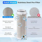 iSpring WSP-1000SL Reusable Whole House Spin Down Sediment Water Filter - Image 3