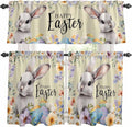 Happy Easter Kitchen Curtains Set 3 Piece by Unknown