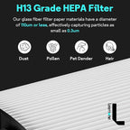 Leemone True HEPA+Carbon Filter 2-Pack Replacement - Image 5