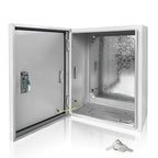 Electrical Box 16 x 12 x 6 Inch Indoor Outdoor Electrical Enclosure Box Steel by Fsehyue