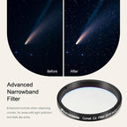 Astromania Telescope Filter 2 Inch Upgrated O-III Comet Filter Narrowband - Image 4