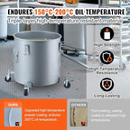 VEVOR Fryer Grease Bucket, 16 Gal Oil Disposal Caddy - Image 3