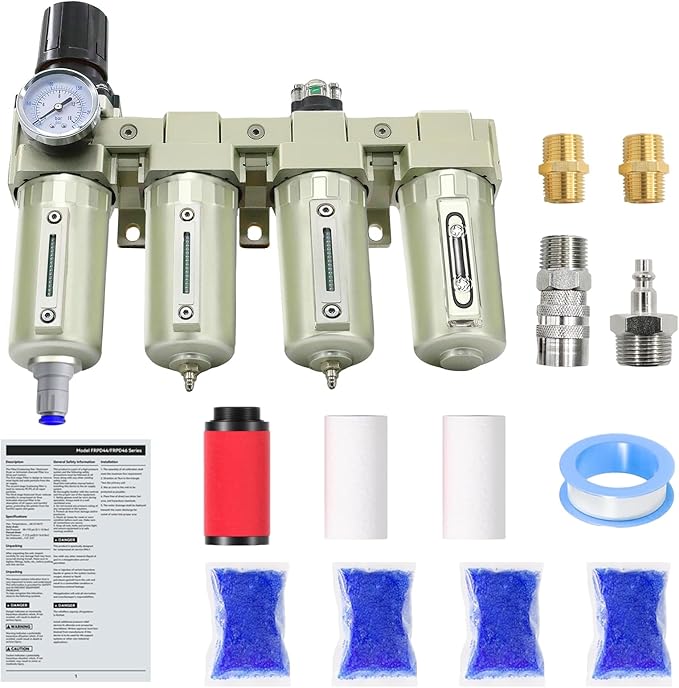 1/2" NPT Industrial Grade 4 Stage Air-Dryer-for-Compressor, by Variousaccessoriesavailable