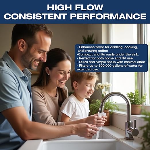 H&G Lifestyles Under Sink Water Filter System, Bad Taste & Odor, - Image 7