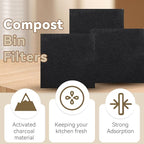 Biaungdo 12 Pack 5 Inch Sqaure Charcoal Filter Replacements - Image 2