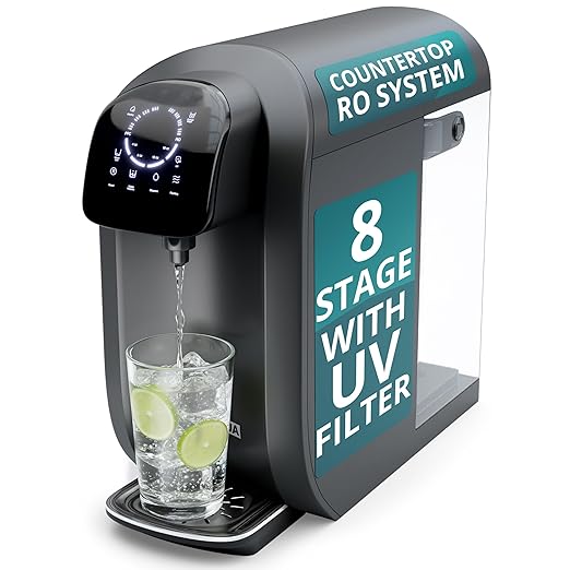NU Aqua 8-Stage Countertop Reverse Osmosis Water Filter System | RO by NUAqua