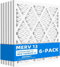 24x24x1 Furnace Air Filters, MPR 1900 & FPR 10, MERV 13 Pleated Air Filter by Chenzhit