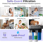 iSpring WGB21B-DS+AHPF12MNPT16X2 2-Stage Whole House Water Filtration System - Image 7
