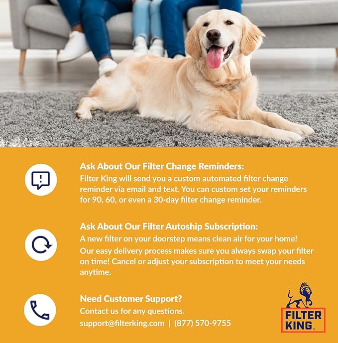 Filter King 6.88x15.88x1 Air Filter | 4-PACK | MERV 13 HVAC Pleated A/C Furnace - Image 5