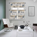 Vintage Country Kitchen Curtains Set 3 Piece - Image 8
