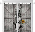 Funny Farm Animals Bathroom Curtains 63 Inch Length, Window Curtains Tab Top by Unknown