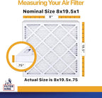 Filter King 8x19.5x1 Air Filter | 12-PACK | MERV 13 HVAC Pleated A/C Furnace - Image 2