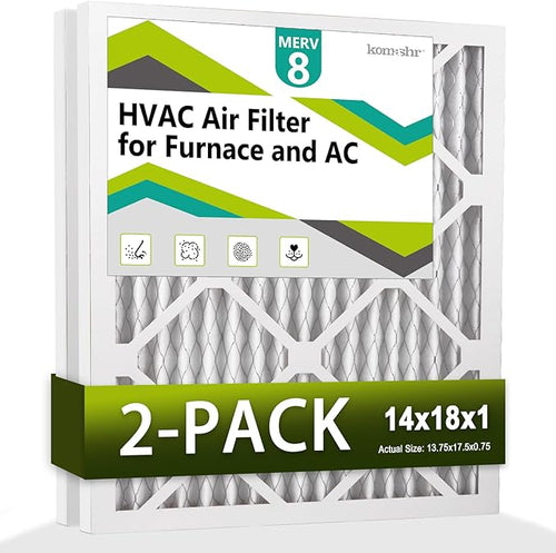 14x18x1 Air Filter MERV 8, HVAC/Furnace AC Filter Replacement, Dust by Komashr