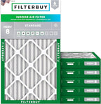 Filterbuy 8x30x2 Air Filter MERV 8 Essential Dust & Allergy Defense, by Filterbuy