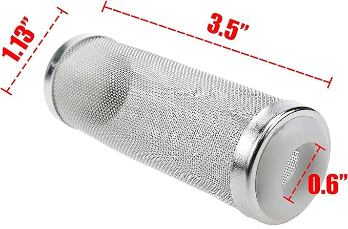 Xiaoyztan Aquarium Filter Cover, 0.63 Inch / 16mm Stainless Steel Aquarium - Image 4
