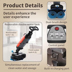 Rechargeable Floor Cleaner and Wet Dry Floor Machine, Dual-Brush Heads - Image 5