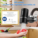Vortopt Faucet Filter, NSF Certified, 400 Gallon High Efficiency Water - Image 7