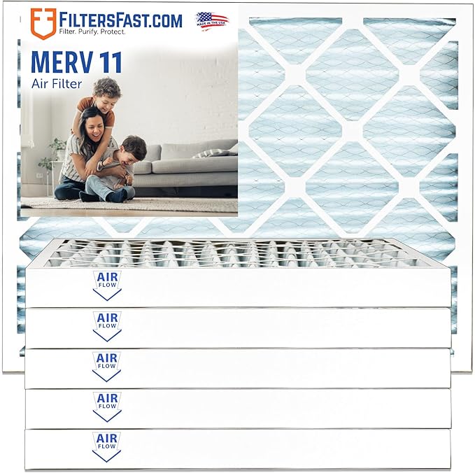 Filters Fast 30x32x2 Pleated Air Filter Merv 11, 2 inch AC Furnace Air Filters by FiltersFast