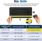 Magnetic Vent Covers with Vent Screen 7x13 Inch, Ceiling Air Vents to Block Dust - Image 6