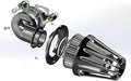 Big Sucker cone Air filter intake by ForHarleyAccessories