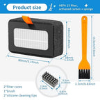 2 Pcs P1S HEPA Filter for Bamboo Lab, 13 Activated Carbon Combo Air Filters - Image 4