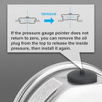 2-1/2" Dial Size, 0-60 Psi Low Pressure Gauge, Glycerin Liquid Filled, 1/4" NPT - Image 6