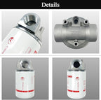 1 Inch NPT Fuel Tank Filter Kit, High Flow Fuel Filter 25 GPM 30 Micron Spin-on - Image 6