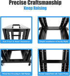 RAISING ELECTRONICS 27U 4 Post Open Frame Network Server Rack 19inch Width - Image 5