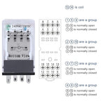 Electromagnetic Power Relay, 14-Pin 5 AMP 12V AC Relay Coil - Image 5