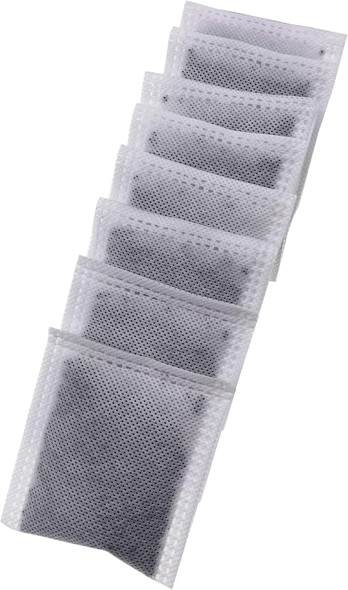 8 Pack Compact Activated Charcoal Odor Absorbing Filter Refill Deodorizer - Image 3