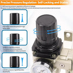 1/2" NPT Industrial Grade 3 Stage Air Compressor Drying System, 0-240 PSI - Image 6