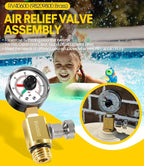 98209800 High Flow Manual Relief Valve/Air Relief Manual Valve Assembly - Image 2