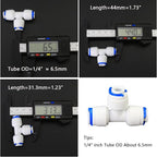Water purifier globe valve, straight through 1/4 "FPT pipe quick collection - Image 4