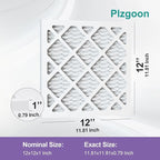 12x12x1 Air Filter MERV 11 MPR 1000 Pleated HVAC AC Furnace Air Filter Air - Image 2