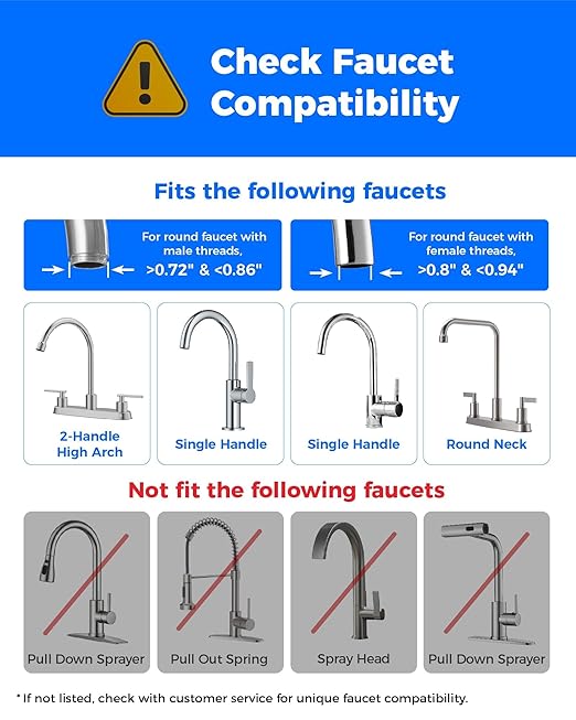Waterdrop Water Filter for Sink Faucet, Filter Life Reminder, 320 Gallon Tap - Image 3