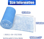 Air Vent Filters Roll, MERV 8 Triple Filtration Vent Filter Material - Image 2