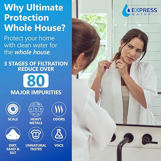 Express Water Whole House Water Filter System | ULTIMATE PROTECTION | 3 Stage - Image 3