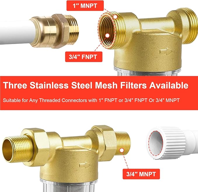 Spin Down Sediment Filter, Inline Water Filter - Image 4