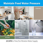 Frizzlife 40 & 100 Micron Spin Down Sediment Water Filter - Image 7